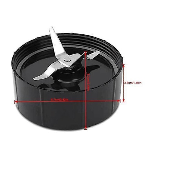 2-pack Ersättningsblad för Magic 250W Blender, Juicer och Mixer, Blender Ersättningsdelar MB1001