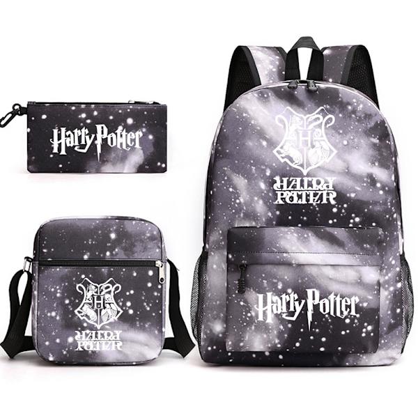 Barnens Harry Potter tredelad skolväska