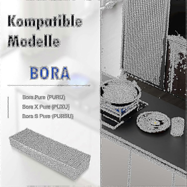 2024 2-pakkia Aktivoitu Hiili Suodattimia Bora Pure/x Pure/s Pure Liesituulettimelle, Puakf Suodatinvarusteet Vaihtosuodatin Uusi - jjS