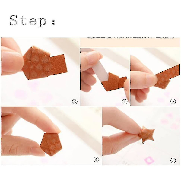 1030 arkin origami-tähtipaperipaketti DIY-paperi - 27 väriä DIY-töihin ja koristeluun