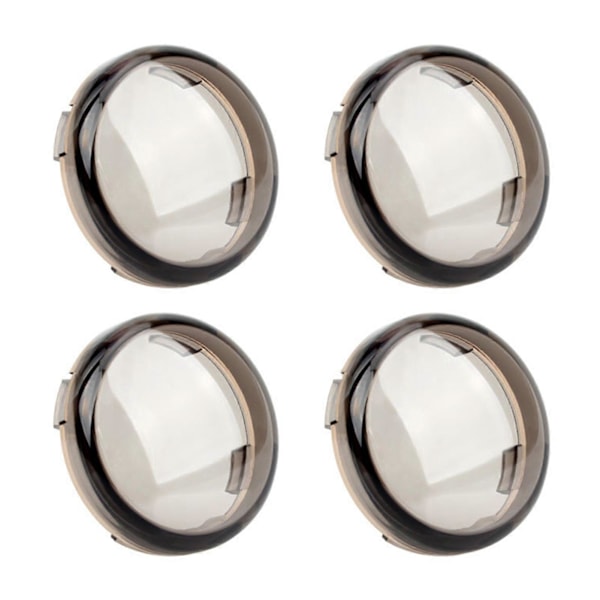 4 st Anti-rök Blinkerslins Skydd Motorcykel Lampskärm ABS Ljusskydd för Harley-Davidson