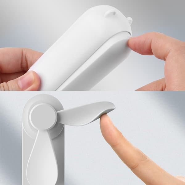 Håndholdt foldbar ventilator