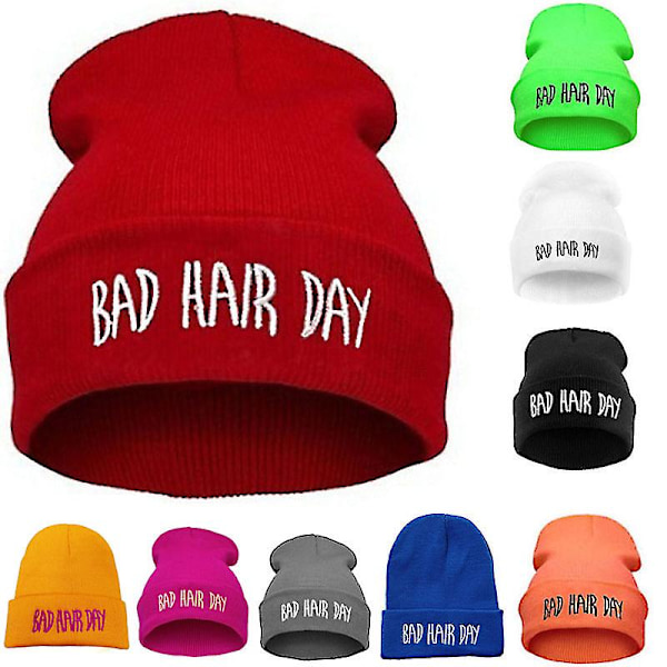 Beanie Sport Vinter Dårlig Hårdag Beanie Cap Mænd Hat Beanie Strikket Vinter Hiphop Hatte Til Kvinder Mode Caps [NS]