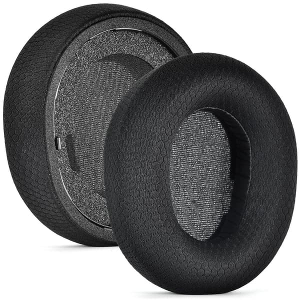 2-pack öronkuddar - Kompatibla med SteelSeries Arctis Nova Pro Wireless Black Football Net