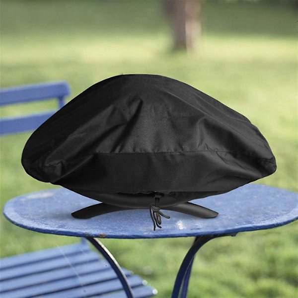 Grilltrekk Utendørs Støvtett Vanntett Weber Heavy Duty Grilltrekk Regntrekk Utendørs Grilltrekk Rund Grill QYRoadWolf