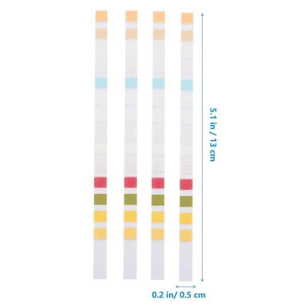 50 st Vattenkvalitetsteststickor 14 i 1 Vattenreagens Teststicka Pool Teststickor