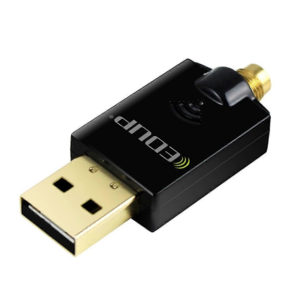 EDUP EP-DB1607 600Mbps 2.4GHz & 5GHz Dual Band Trådløs Wifi USB 2.0 Ethernet Adapter Nettverkskort