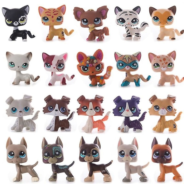 Little Pet Shop Lps Cat Collection Rare Standing Shorthair Old Kittens High Quality Action Figure Model Toys Kids Gift