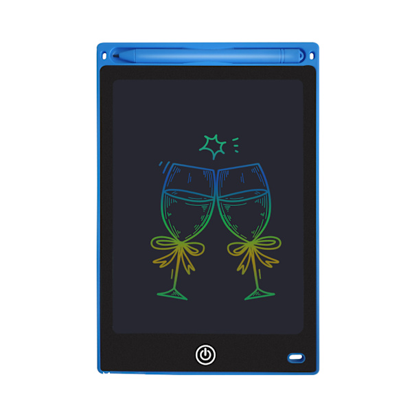 Lasten digitaalinen luonnoslehtiö - käytännöllinen LCD-näyttö, 8,5 tuuman tabletti + kynä blue