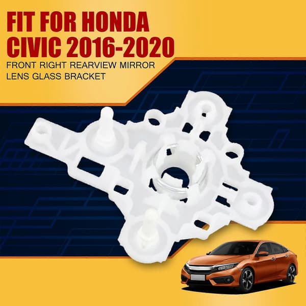 Höger Fram Sidospegel Glas Lins Fäste För Honda Civic 2016-2020 2017 js