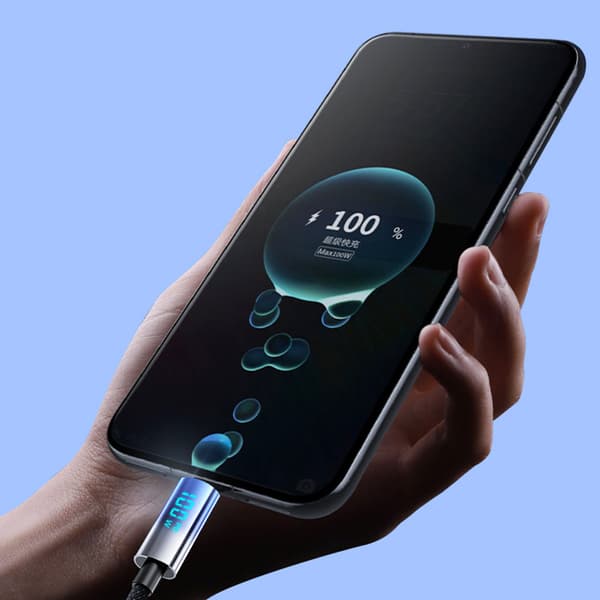 ZL-TK18 Dold Digital Display USB-C till USB-C Kabel 2 m