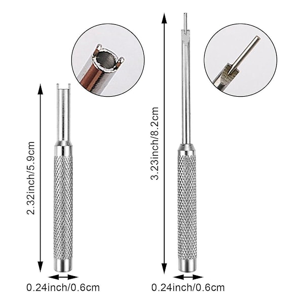 2 Sæt Air Brush Værktøj, Nålepakningsmøtrik eller Ventilskrue Udskiftningsreparationsværktøj Airbrush Vedligeholdelsesværktøj, Airbrush