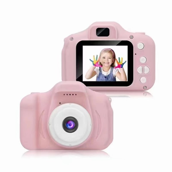 Barnkamera, Dubbelkamera för småbarn, Kompatibel med Kids A 3-10, HD Digital Video, Inget minneskort