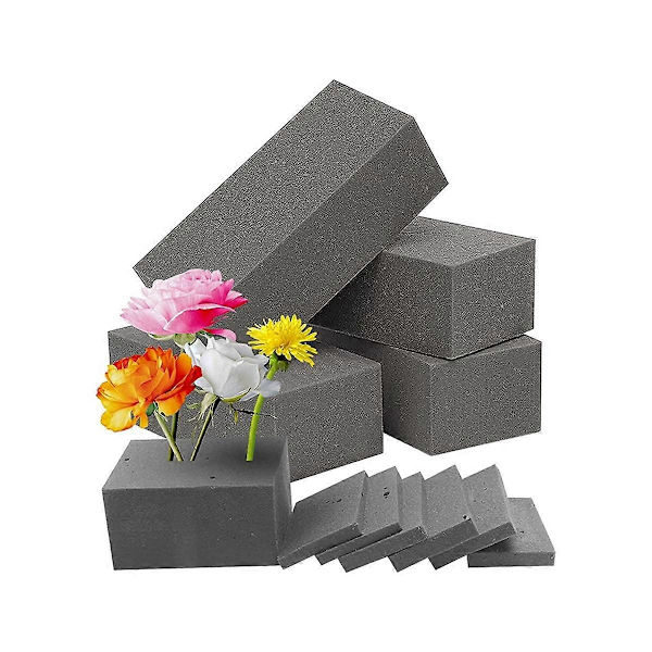 Torr Blomsterfoam för Våta Blomsterfoamstenar Grå Florist Styrofoamblock för Blomsterarrangemang