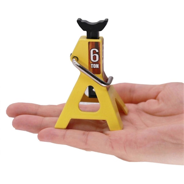2x Metal Jack Stativer 6 Tons Højdejusterbar Til 1/10 RC Crawler Truck Trx4 Scx10 Simuleringsklatring