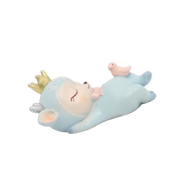 1/2/3/5 Bedårande djurhjortfigurer leksak för babyshower pojke 7x4x8,5cm 1Set