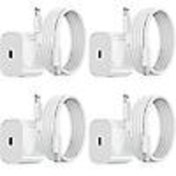 iPhone-laturi - Pikalaturi - Adapteri + Kaapeli 20W USB-C Valkoinen 4-pakkaus iPhone