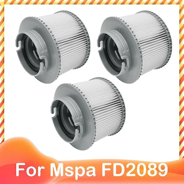3 stk filter til Mspa-filter Mspa Fd2089 K808 Mdp66 Camaro boblebad spa-patroner Hy