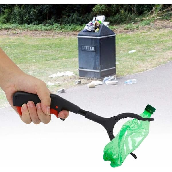 Multifunktionell avfallsuppsamlare, 29,5 x 9 cm, avfallsuppsamlare, markgreppverktyg för avfall, sophämtning