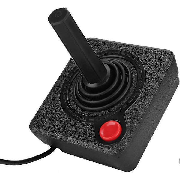 Klassinen joystick - Kestävä retro-klassikko 3D analogi joystick-ohjain pelin ohjaukseen A-tarille 2600 Atari 7800