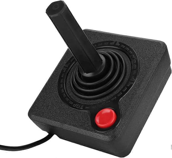 Klassisk joystick - Slidstærk Retro Classic 3D Analog Joystick Controller Spilkontrol til A-tari 2600 Atari 7800