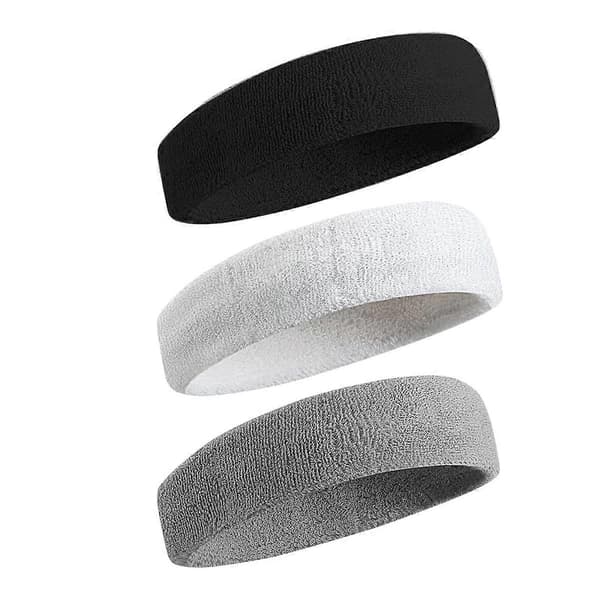 3-pack Svettavvisande Sportpannband