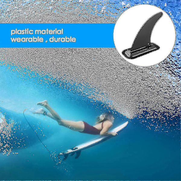 8 Tums Avtagbar Universal Surfbräda Sup-Fena Med Fenbas, Avtagbar Centerfena Stand Up Paddlebräda