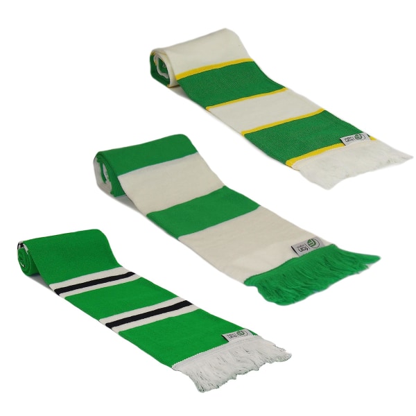 Fan Originals Retro Football Bar Scarf i Celtic Colors Green White