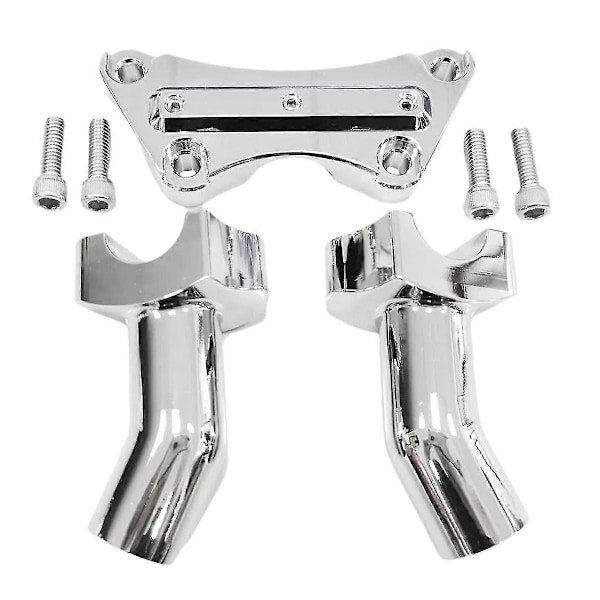 3-1/2 Tommers Pullback Styreforhøyere & Toppklemme Sett for Dyna Softail Fat Boy