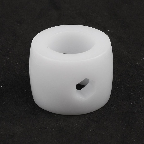 4 stk. 16mm bordfodboldbordstang-buffer til bordfodboldfodbold hvid