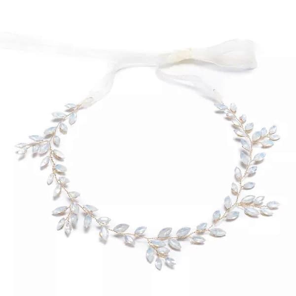 Håndlavede bryllupshåraccessories til kvinder med krystaller