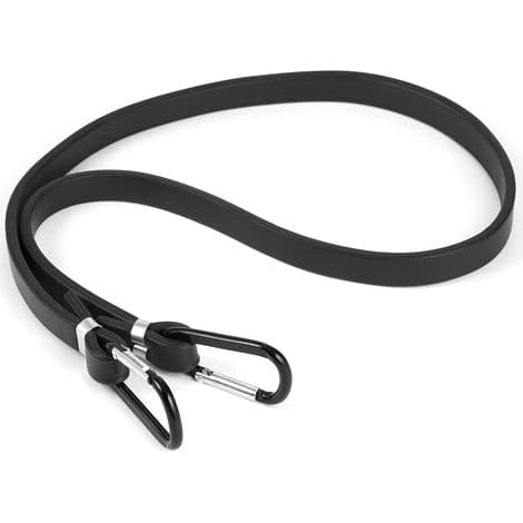 Elastiske bungee-snore med karabinhager, 3 x 100 cm elastiske stropper til cykler, motorcykler, kufferter, bagagebærere, en