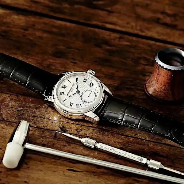 FREDERIQUE CONSTANT Quartz Business To Nål Half Time Herreur Business Herreur orologio da uomo couple23