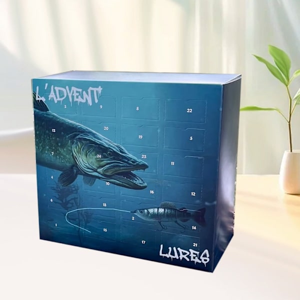 LADVENTLURES 2024, Fiske-Adventskalender, Fiskegrej Julgaver Parker