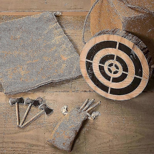 Litet Vikingaspel, Kastspel med Träset, Kastspelsset Utomhusövningar