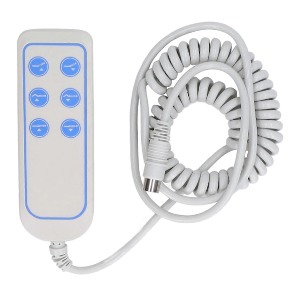 Elektrisk sengekontroll for løftesenger, PVC, IP66, slitesterk, håndkontroll for sykehus (8-polet)