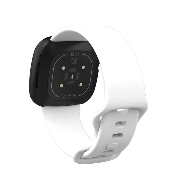 Armbånd til Fitbit Versa 4 / Versa 3 / Sense 2 / Sense Small - Hvit