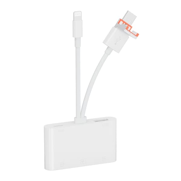Hukommelseskortlæser med Lightning, USB, MicroUSB og USB-C – Hurtig filoverførsel og fleksibel forbindelse