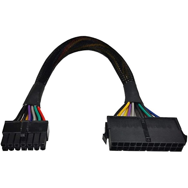24-pin till 14-pin ATX PSU Huvudströmadapter Flätad Kabel för IBM för Lenovo PC och Servrar