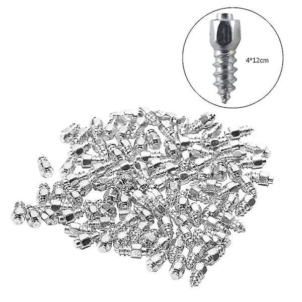 100pcs Anti-slip Tire Studs Screws Nails For Bicycle Hiking Shoes