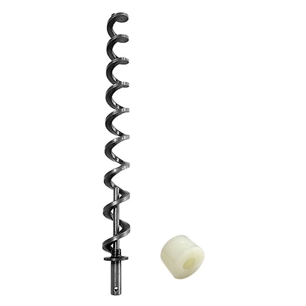 43Cm Iron Feeding Screw with Bushing for Feeding Of Outdoor Wood Pellet Oven Short Igniter Auger Sc