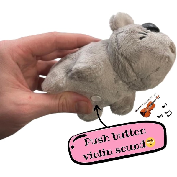 Trist hamstere plyslegetøj | 2024 Trist Hamstere Meme Plyslegetøj med indbygget lyd