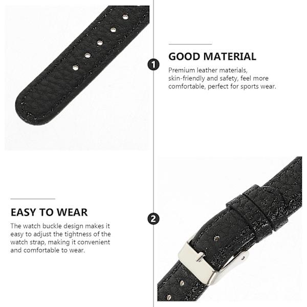 Läderarmband för klocka, mångsidigt armband, utbytbart armband, kompatibelt med Fitbit Luxe