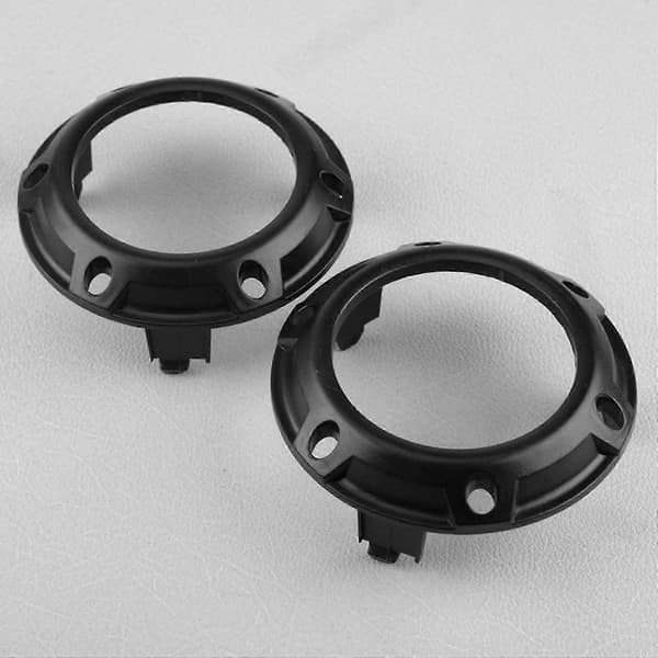 2 STK Nye Front Tåkelys Lampe Svart Deksel Ramme 6400A739 For Mitsubishi Outlander 2007 2008 2009