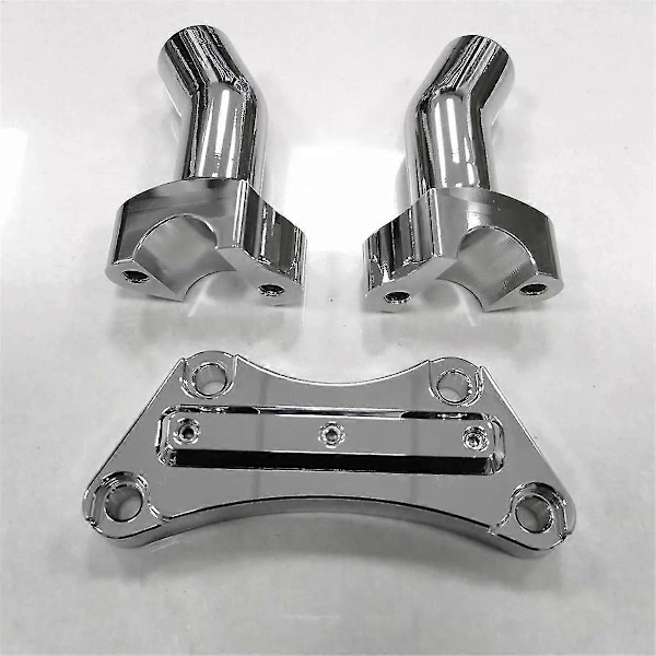 3-1/2 Tommers Pullback Styreforhøyere & Toppklemme Sett for Dyna Softail Fat Boy