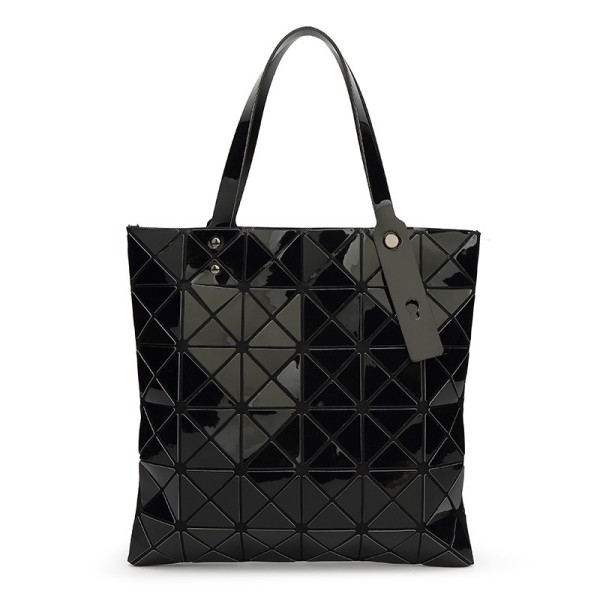 Damer Damer Japanska Issey Miyake Geometry Tygväskor Handväska Lingge Bag Travel black