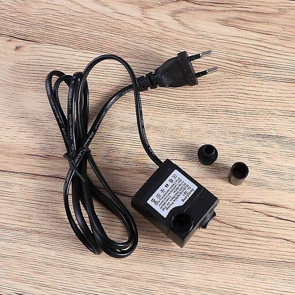 2024 300l/h 5w Ultra tyst nedsänkbar vattenpump för fontän, akvarium, damm (EU-kontakt)
