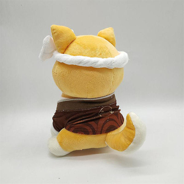 Genshin Impact Xiangling Guoba tvättbjörn björn plyschdocka fyllda dockor tecknad plysch maskot leksak cosplay rekvisita samling