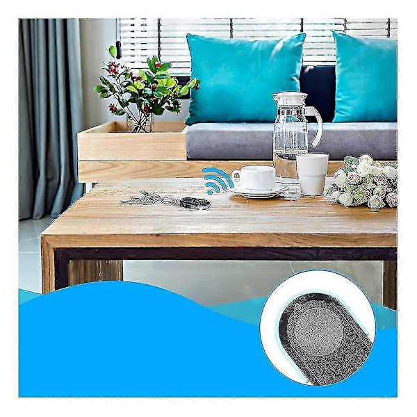 Trådløs nøkkelfinner med alarm og LED-lys (blå) 12
