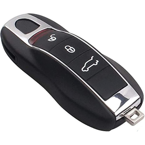 Plip Key kompatibel med Porsche Cayenne Carrera Boxster 911 Panamera Cayman Macan Gt 3 knapper fjernbetjeningsskal
